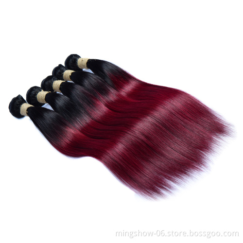 Hot sale colored hair extension indian human hair